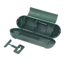 Outdoor Extension Cord Safety Cover With Waterproof Seal - Weatherproof Connection Protector - Multifunctional ABS Material Outlet Cover (Green)