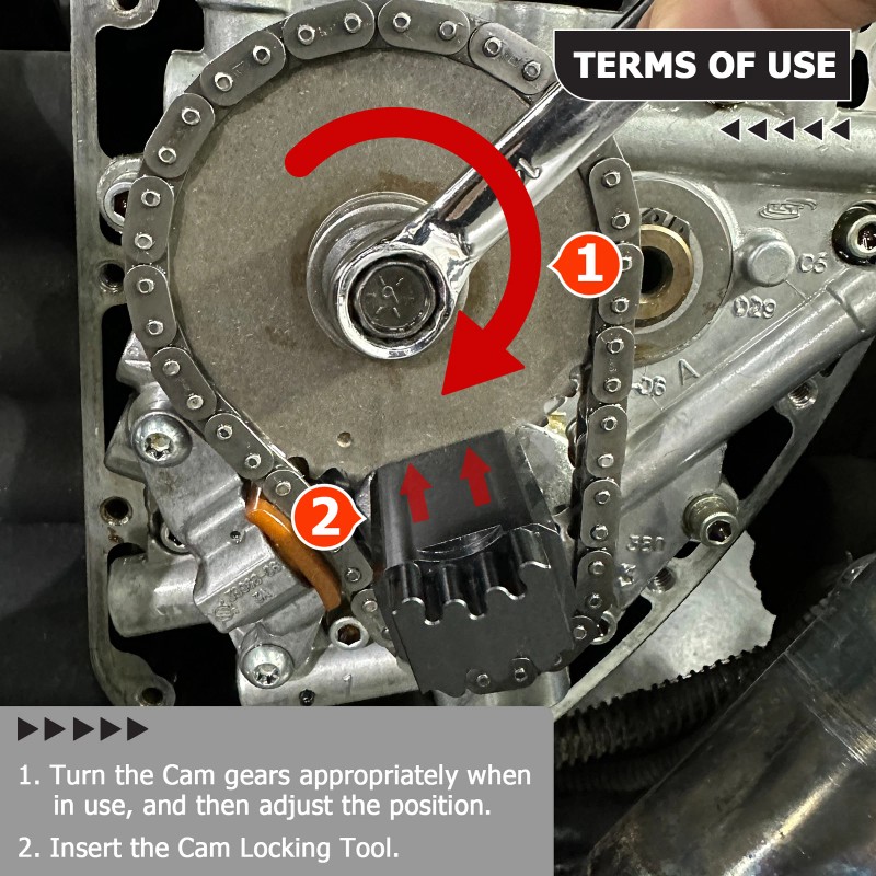 21ST Double Headed Cam Lock Tool + Primary Drive Locking