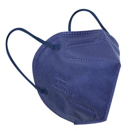 JANDS 10 Cubrebocas Kn95 Adultos Mascarilla Polipropileno Con Filtro 4 Capas. (Azul Marino)