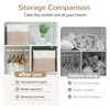 VQRTEXA 13 x 13 Inch Cube Storage Bins, 6 Pack