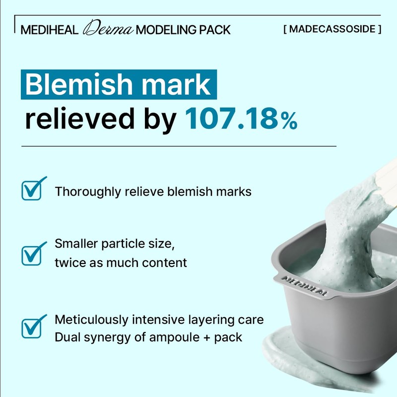 Mediheal Derma Modeling Pack (Madecassoside) - Relieving Blemish Marks For
