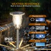 Solar Pathway Lights Outdoor 6 Pcs, Warm White Incandescent Solar