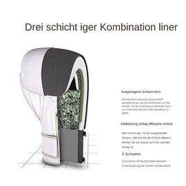 bokalaka Boxing Gloves White Gold Premium Faux Leather Training Gloves (12oz)