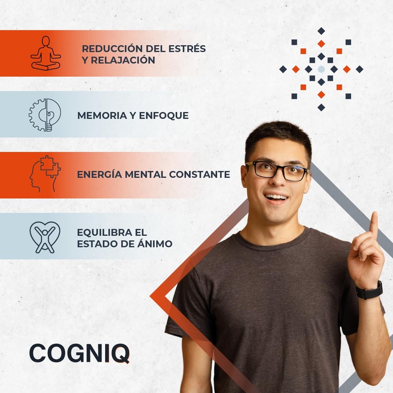 Cogniq Suplemento Alimenticio Treonato de Magnesio y Citicolina 125g 30