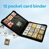 SKYHJK Card Binder-12 Pockets Trading Card Binder for Holding 480