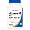 Nutricost Vitamin K2 (MK4) 240 Capsules (100mcg) - Gluten Free