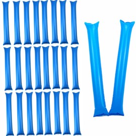 Lovgrin Thunder Sticks Thicken Plastic Cheersticks Inflatable Thunder Sticks Cheering Stick Clapper Noise Makers Toys for Sports Games Birthday Party Supplies Wedding Concert Carnival Balloon（100PCS）
