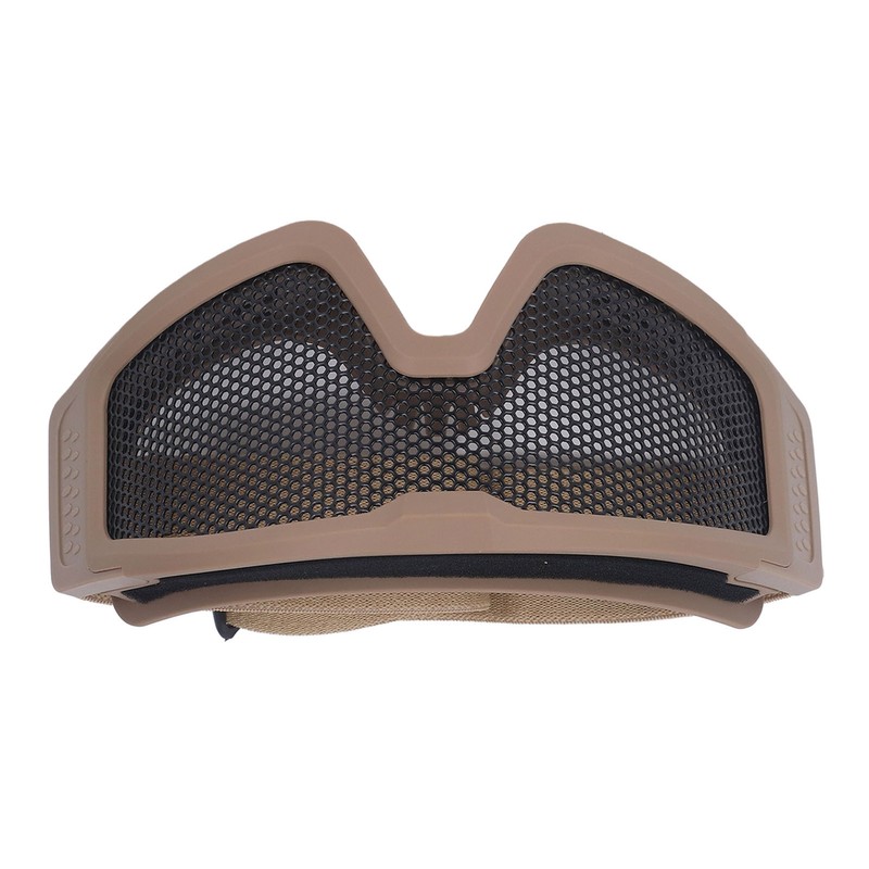 Safety Goggles Breathable Shock Resistant Iron Mesh Patterned Wind Sand