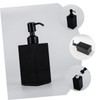 ULTECHNOVO Stainless Steel Soap Dispenser Black Square Liquid Lotion Pump