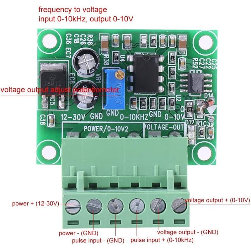 Frequency to Voltage Converter Converter Module Fv 200Hz10V Frequency Voltage