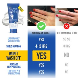 Gloves In A Bottle Shielding Lotion 3.4oz/100ml Tube + 2oz Combo - Second Skin for Hands & Body