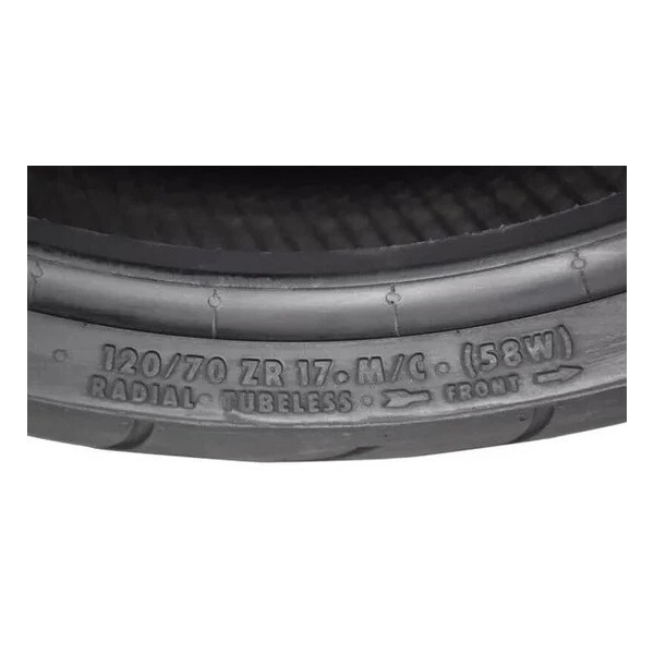 Continental Tire Conti Sport Attack 120 70-17 Front Radial Tire