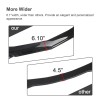 Unbranded Front Bumper Spoiler Splitter + Side Skirts + Rear