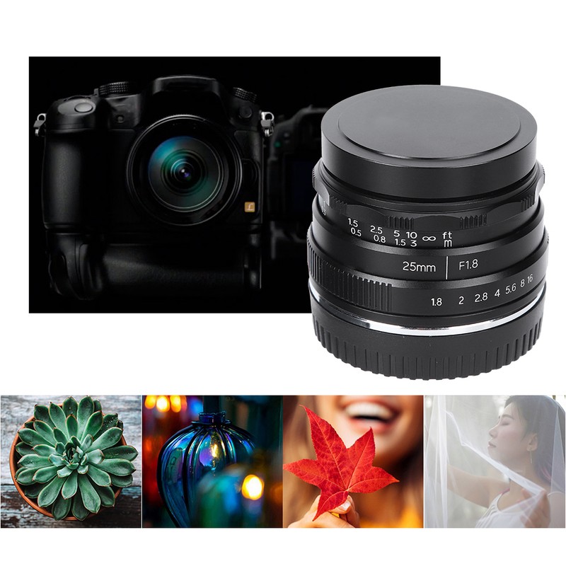 NEWYI 25mm F1.8 M4/3 Mount Large Aperture Small Wideangle Portrait