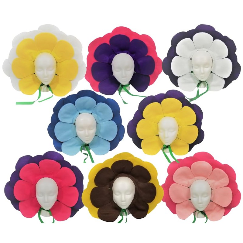 Daisy Flower Costume Headpiece (Yellow/White)