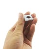 20 PCS 3/8 Beveled Square Washers in Plain Carbon Steel