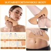 Body Gua Sha Tool, Wooden Cellulite Massager Natural Wooden Handle