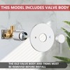 GBBNE Shower Faucet and Head Set,with Rough-in Valve,Shower Trim Kit