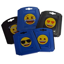 Car Ice Scraper Emoji Colourful Printed with Rubber Lip