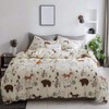 Jumeey Toddlers Bear Bedding Twin Girls Rabbit Cartoon Duvet Cover
