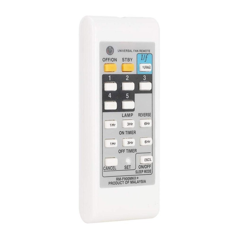 ABS White Universal Electric Fan Remote Control Wear Resistant Replacement