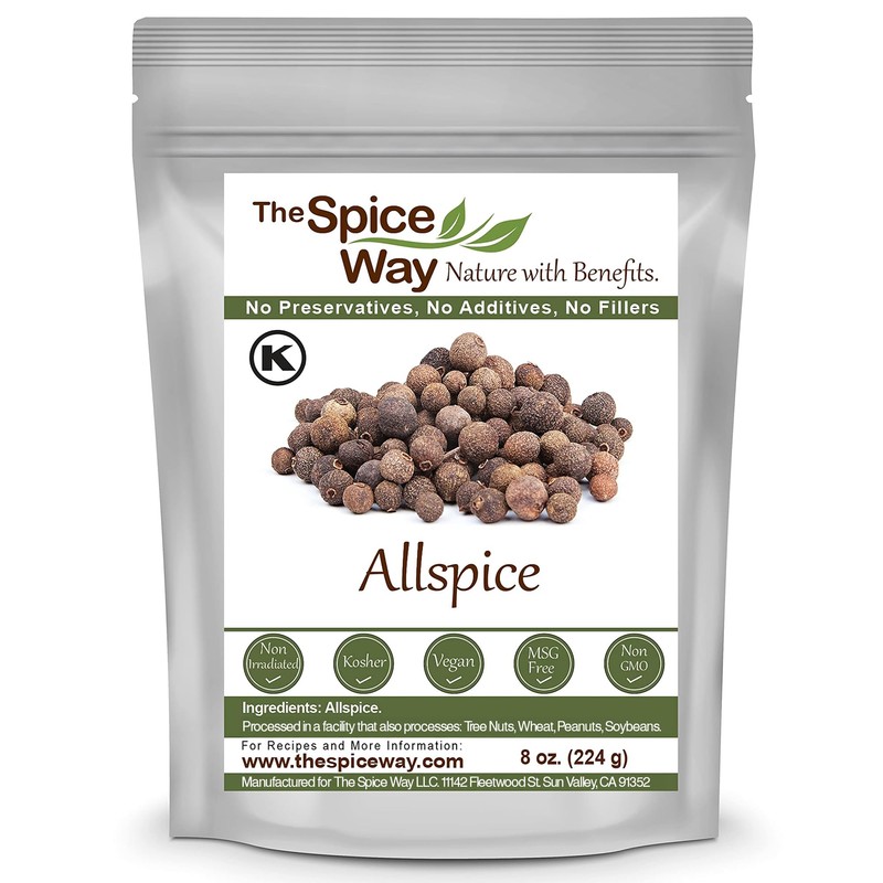 The Spice Way Allspice - Whole (8 oz) a multipurpose