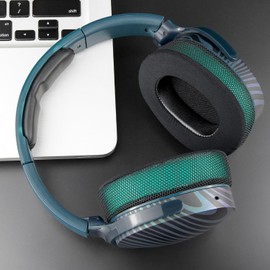 SOULWIT Earpads Cushions Replacement for Skullcandy Hesh 3/ANC/Evo & Crusher Wireless/ANC/Evo & Venue ANC Over-Ear Headphones,Ear Pads Cushions with Noise Isolation Foam (Dark Green)