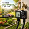 GIEX Rechargeable Sprinkler Timer 2 Zone, Programmable Water Hose Timer