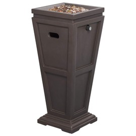 Endless Summer 28" Gas Outdoor Fire Column, 11.8" x 11.8" x 28"