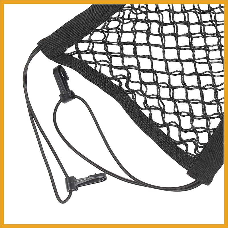 Partuto Car 2 Layer Mesh Organizer Pet Barrier Backseat Mesh