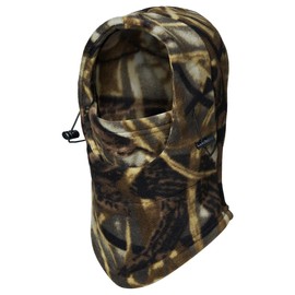 KOOYU Balaclava Ski Mask Thermal Cold Weather Full Face Mask Cover for Men Women Warmer Adjustable Camouflage Scarf Bandana