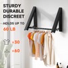 HOHOWU Retractable Clothes Drying Rack with 31 in Rod,Space Saver