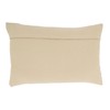 SARO LIFESTYLE Sleek Dash and Stripe Throw Pillow Cover