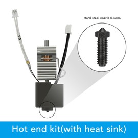 Hot End Print Head Extruder Kit, 3D Printer Extruder Hotend Kit for Kobra 3 3D Printer Replacement Accessories