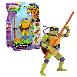 Giochi Preziosi Ninja Turtles TU8381 Deluxe 15 cm Convertible Figure Donatello Model for Ages 4+