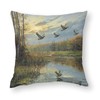2 Packs Mallard Duck Jungle Lake Throw Pillow Covers for