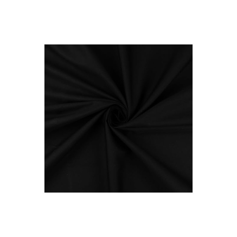 CRS Fur Fabrics Muslin-Black-Cheesecloth 100% Cotton – 51” Inches 55GSM, 1Mtr