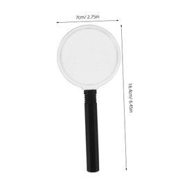 SEWACC 10pcs Handheld Magnifying Glass for Kids Portable Mini Magnifier with Plastic Handle for Outdoor Exploration and Science Experiments