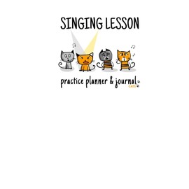 Singing Lesson Practice Planner & Journal (Cats)