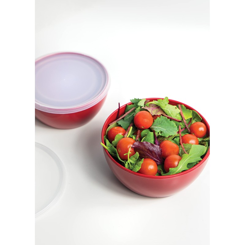 KitchenAid Plastic Prep Bowls for Kitchen Storage & Organisation, Set