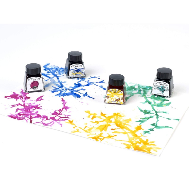 Winsor & Newton Specialty Ink, Black, 14ml Bottle