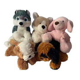 Weighted stuffed animal, dogs with 2-3 lbs, washable plush weighted buddy