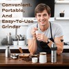 Manual Coffee Grinder - 18 Adjustable Settings, Stainless Steel Conical