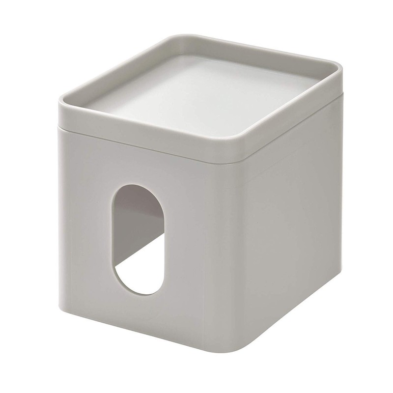 iDesign Cade Facial Tissue Box Cover, Boutique Box Bathroom Holder