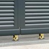 LEXININ 10 PCS 2 Inch Sliding Gate Wheel, V Type