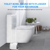 SetSail Toilet Brush and Plunger Set, 2 Packs Toilet Plungers