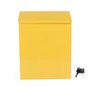 Wall Mounted Lockable Metal Mailbox Drop Box, Drop Box with