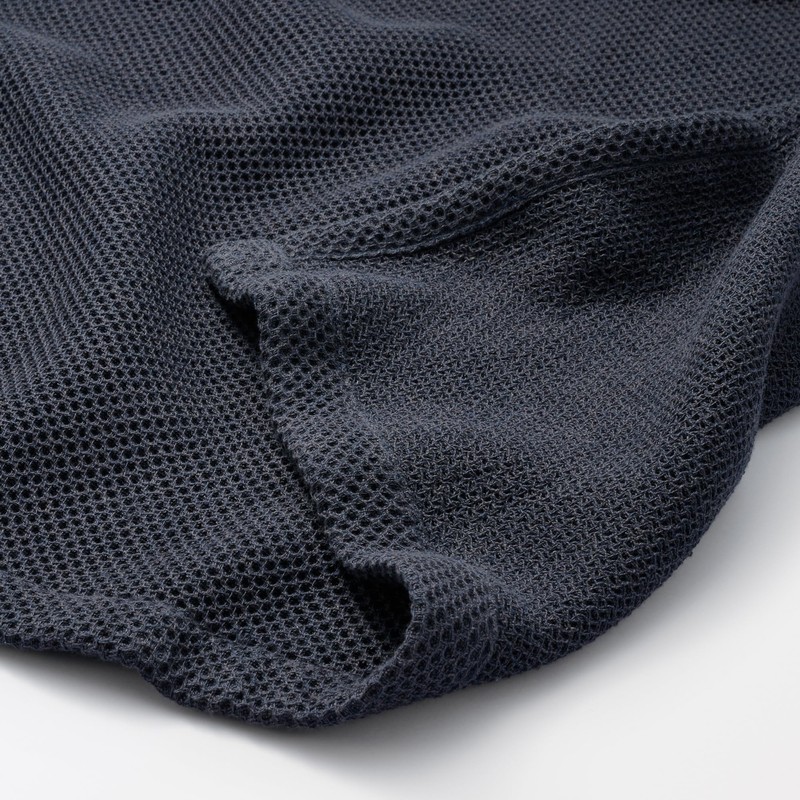 Muji Cotton Linen Waffle Weave Blanket, 31.5 x 51.2 inches