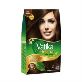 Dabur Henna Hair Color - Dark Brown, Dye , Ammonia Free, 18 Sachets X 10g[3 Pack