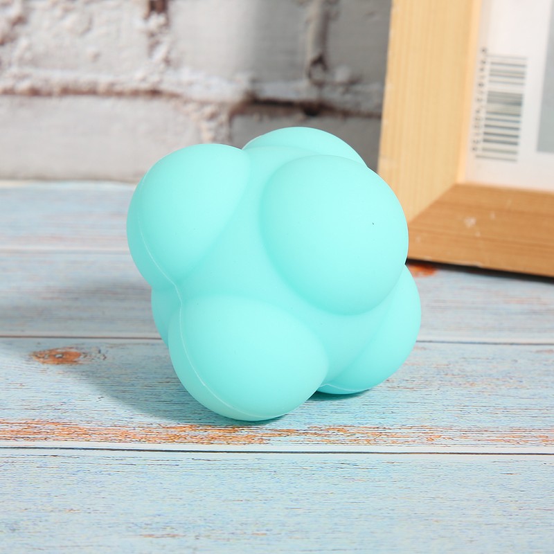 6Pcs Hex Response Silicone Ball Speed Agile Training Equipment Sensitive
